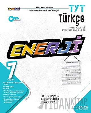 TYT Enerji Türkçe Konu Özetli Soru Fasikülleri (7 Fasikül) İlgi Tuzkay