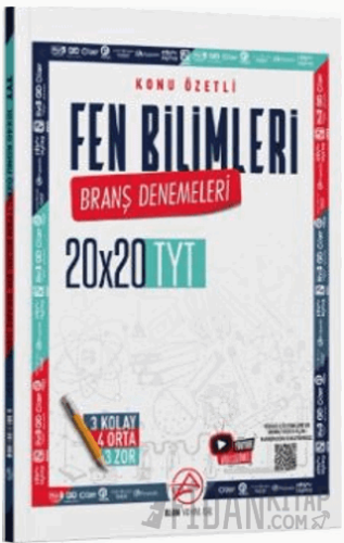 TYT Fen Bilimleri Konu Özetli 20 x 20 Branş Denemeleri