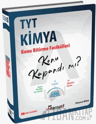 TYT Kimya Konu Bitirme Fasikülleri Süleyman Örnek