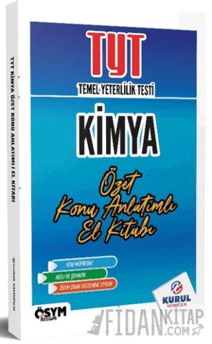 TYT Kimya Özet Konu Anlatımlı El Kitabı
