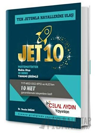 TYT KPSS ALES DGS MSÜ Matematik Jet 10 Konu Özetli Soru Bankası Saadet