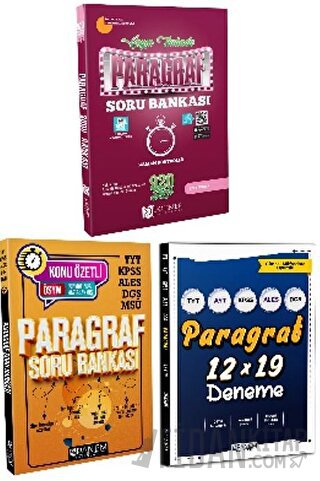 TYT KPSS ALES DGS MSÜ Paragraf Soru Bankası + Konu Özetli Paragraf Sor