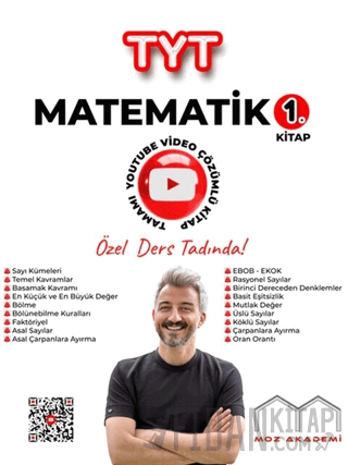 TYT Matematik 1. Kitap Tamamı Çözümlü Soru Bankası Mahsum Öztürk