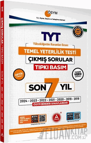 TYT Son 7 Yıl Tıpkı Basım Çıkmış Sorular Kolektif
