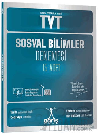 TYT Sosyal Bilimler Denemesi 15 Adet