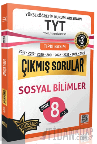 TYT Sosyal Bilimler Son 7 Yıl Çıkmış Sorular +3 ÖSYM Benzer Deneme Hed