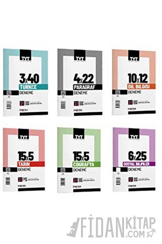 TYT Sözel Branş Deneme Sınavı Seti 6 Kitap Kolektif