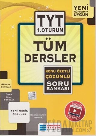 TYT Tüm Dersler Konu Özetli Çözümlü Soru Bankası 1. Oturum