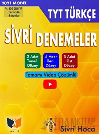 TYT Türkçe Tamamı Video Çözümlü Sivri Denemeler