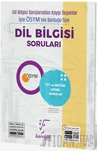 TYT ve MSÜ Dil Bilgisi Çıkmış Sorular Kolektif
