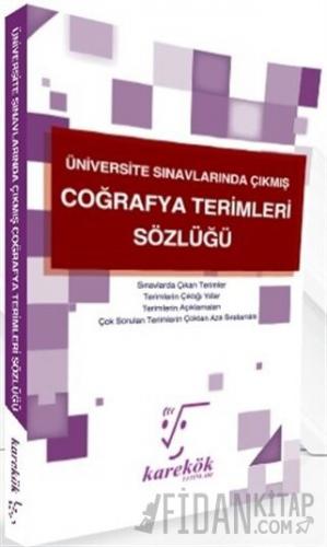 Üniversite Sınavlarında Çıkmış Coğrafya Terimleri Sözlüğü