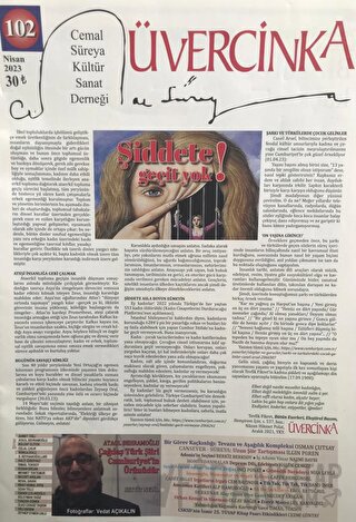 Üvercinka Dergisi: 102 Nisan 2023