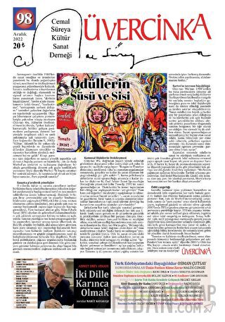 Üvercinka Dergisi Sayı: 98 Aralık 2022