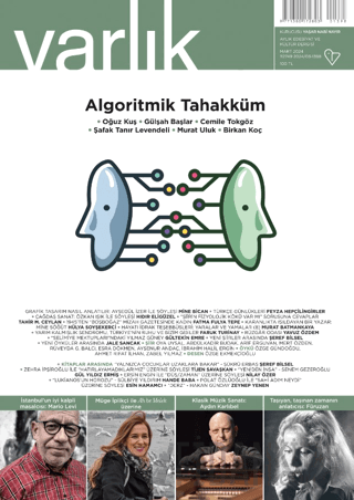 Varlık Edebiyat ve Kültür Dergisi Sayı: 1398 - Mart 2024