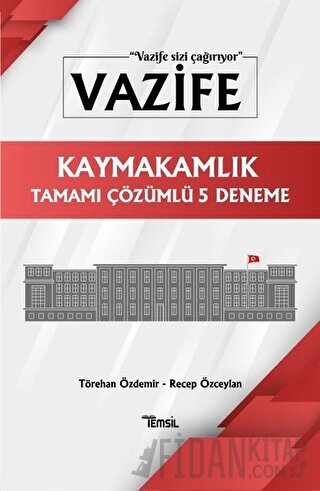 Vazife Kaymakamlık Tamamı Çözümlü 5 Deneme Recep Özceylan