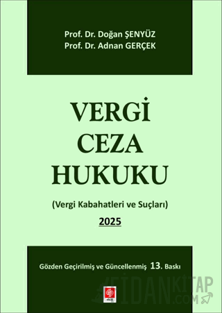 Vergi Ceza Hukuku Adnan Gerçek