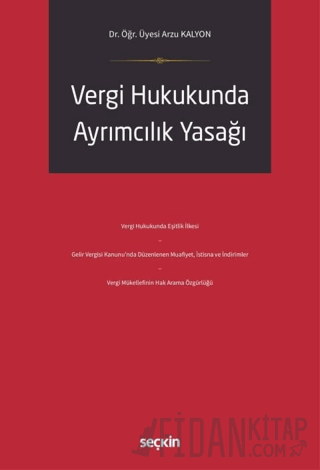 Vergi Hukukunda Ayrımcılık Yasağı