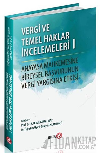 Vergi ve Temel Haklar İncelemeleri 1