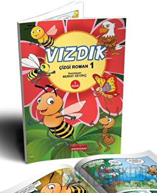 Vızdık Çizgi Roman Renkli Öykü Serisi 1