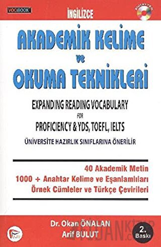 VOCİBOOK İngilizce Akademik Kelime ve Okuma Teknikleri Arif Bulut