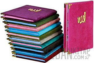 Yasin-i Şerif Türkçe'li 10'lu Set (Kadife Kapak, Şamua - Çanta Boy) (K