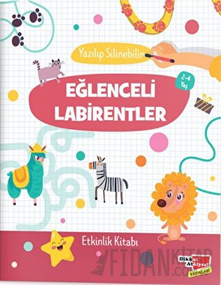 Yazılıp Silinebilir Eğlenceli Labirentler (2-4 Yaş)