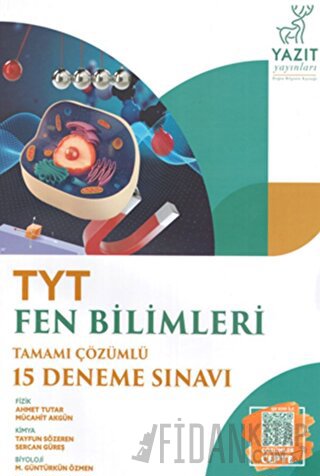 Yazıt YKS TYT Fen Bilimleri Tamamı Çözümlü 15 Deneme Sınavı