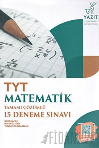 Yazıt YKS TYT Matematik Tamamı Çözümlü 15 Deneme Sınavı