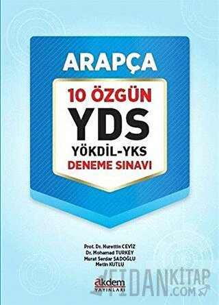 YDS Arapça 10 Özgün YÖKDİL - YKS Deneme Sınavı