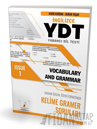 YDT İngilizce Vocabulary and Grammar Issue 1 Hakkı Kurban