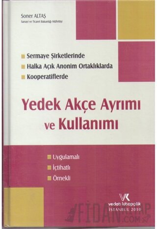 Yedek Akçe Ayrımı ve Kullanımı (Ciltli)