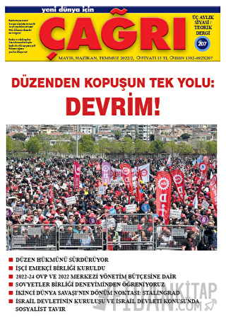 Yeni Dünya İçin Çağrı Dergisi Sayı: 207 Mayıs-Haziran-Temmuz 2022