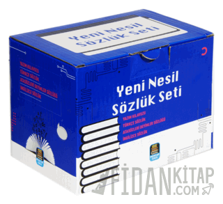 Yeni Nesil Sözlük Seti, Türkçe-İngilizce-Atasözleri ve Yazım Klavuzu (4 Kitap Kutulu, Biala Kapak) (Ciltli)