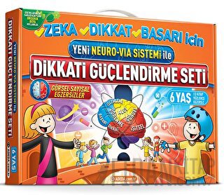 Yeni Neuro-Via Sistemi ile Dikkati Güçlendirme Seti 6 Yaş (3 Kitap)