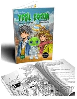 Yeşil çocuk (Resimli Roman - 8+Yaş)