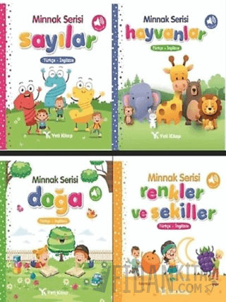 Yeti Kitap 0-3 Yaş Minnak Serisi Bebek Kitapları Seti (4 Kitap) (Ciltli)
