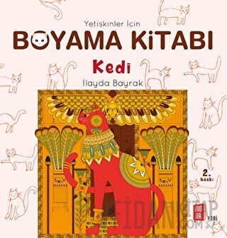 Yetişkinler İçin Boyama Kitabı - Kedi