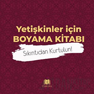 Yetişkinler İçin Boyama Kitabı - Mandala