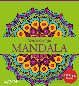 Yetişkinler İçin Mandala-Yeşil