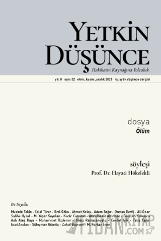 Yetkin Düşünce Dergisi Yıl: 8 Sayı 32 - Ekim, Kasım, Aralık 2025