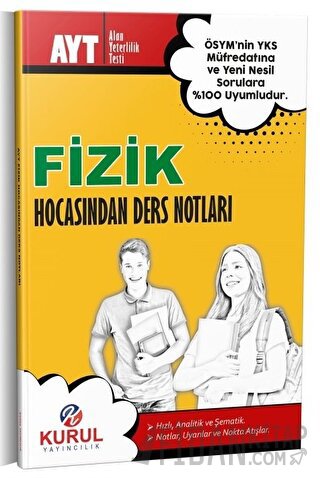 YKS AYT Fizik Hocasından Ders Notları Kolektif