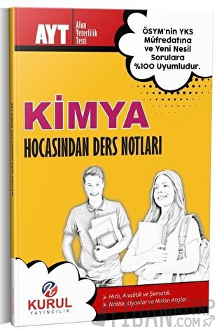 YKS AYT Kimya Hocasından Ders Notları Kolektif