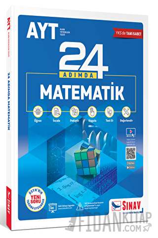 YKS AYT Matematik 24 Adımda Konu Anlatımlı Soru Bankası