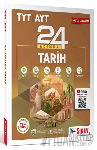 YKS TYT AYT Tarih 24 Adımda Konu Anlatımlı Soru Bankası