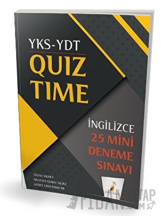 YKS-YDT İngilizce Quiz Time 25 Mini Deneme Sınavı