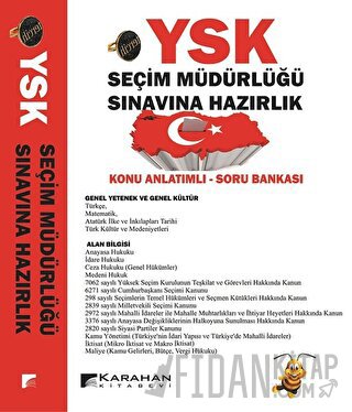 YSK Seçim Müdürlüğü Sınavına Hazırlık Konu Anlatımlı Soru Bankası