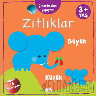 Zıtlıklar Büyük - Küçük Çıkartmaları Yapıştır